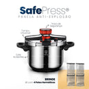 Safe Press™ - Panela de Pressão Anti-Explosão + Brinde Exclusivo
