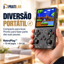 RetroPlay® — Console Retrô Portátil R36S com 15 Mil Jogos + Brinde Exclusivo
