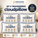 CloudPillow™ Travesseiro Premium Pluma de Ganso - Conforto de Hotel 5 Estrelas