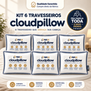 CloudPillow™ Travesseiro Premium Pluma de Ganso - Conforto de Hotel 5 Estrelas