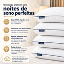 CloudPillow™ Travesseiro Premium Pluma de Ganso - Conforto de Hotel 5 Estrelas