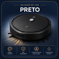 PratiClean™ - Robô Aspirador 3 em 1 - Varre, Aspira e Passa Pano