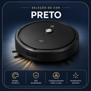 PratiClean™ - Robô Aspirador 3 em 1 - Varre, Aspira e Passa Pano