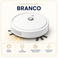 PratiClean™ - Robô Aspirador 3 em 1 - Varre, Aspira e Passa Pano