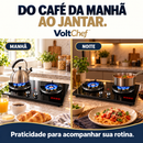 VoltChef — Fogão Elétrico Portátil de Plasma 2 Bocas — Prático, Seguro e Sem Gás + Brinde Exclusivo
