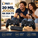 RetroBox™ — Videogame Retrô com 20 Mil Jogos + 2 Controles Sem Fio