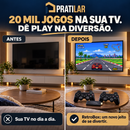 RetroBox™ — Videogame Retrô com 20 Mil Jogos + 2 Controles Sem Fio