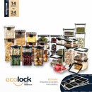 Ecolock™ - Kit Potes Herméticos de Vidro + Brinde Exclusivo